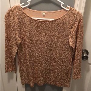 J. Crew sequined top